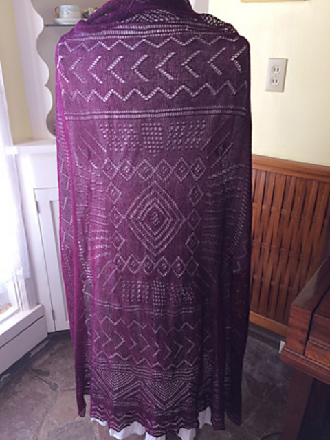 Santa Fe Summer Skies Shawl
