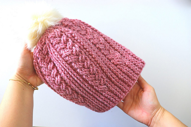Crochet Pretty Cable Hat