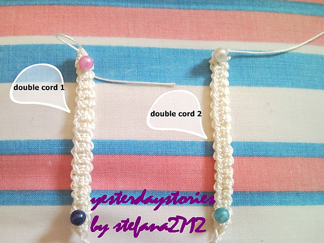 Romanian Point Lace- two types of double cord