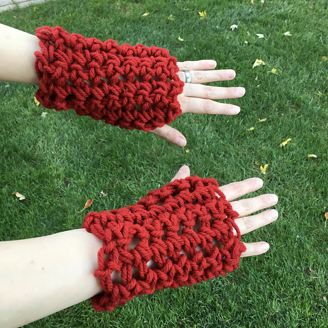 Quick Crochet Wrist Warmers