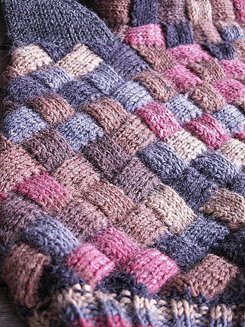 Flechtmustersocken
