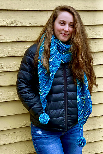 Bumping Along shawl