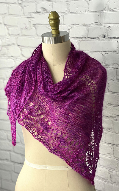 Fire Flower Shawl