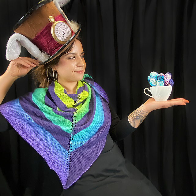 Cascading Colors Shawl