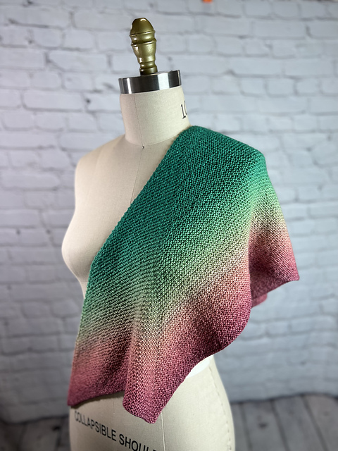 Half Hex Shawlette
