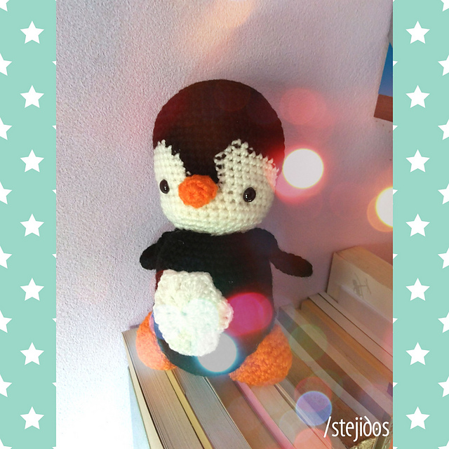 Amigurumi pinguino