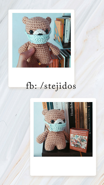 Osito con barbijo