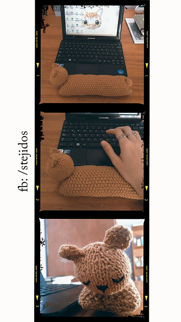 Apoya mano para la compu