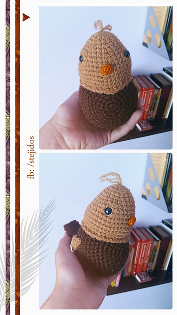 Amigurumi Gorrion