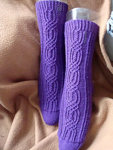 Irland - Socken mit Musterstreifen
