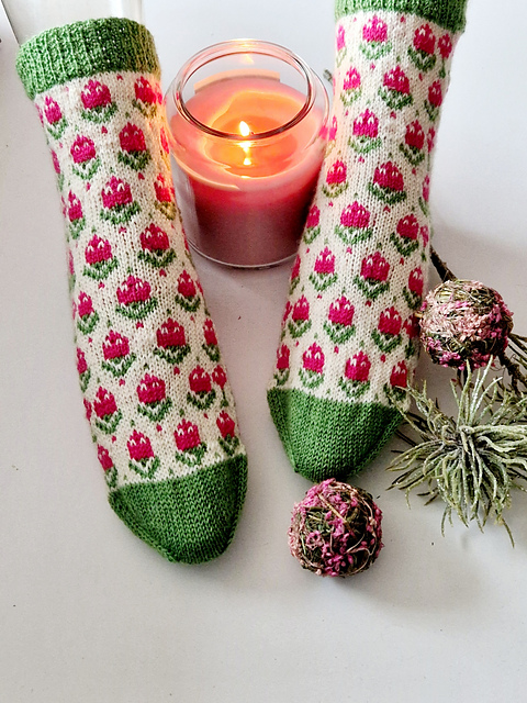 Happy Flowers Socks