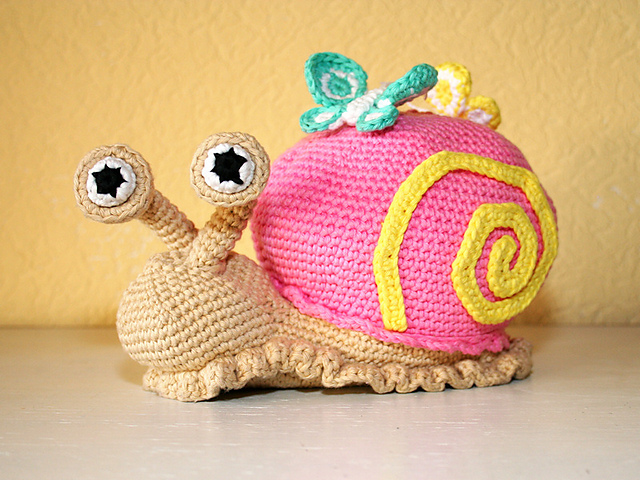 Snail - Doorstop, Stuffed Toy