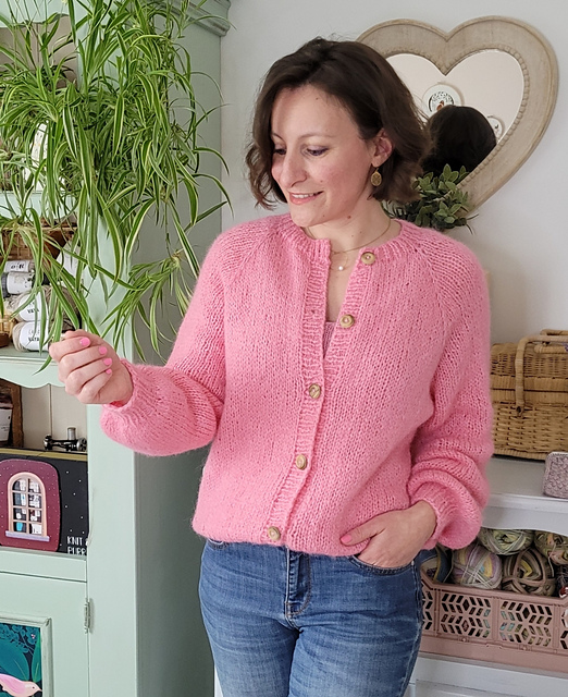 Gilet Laurier (rose)