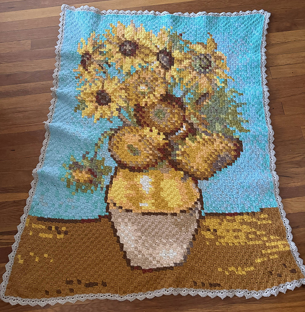 Van Gogh's Sunflowers C2C