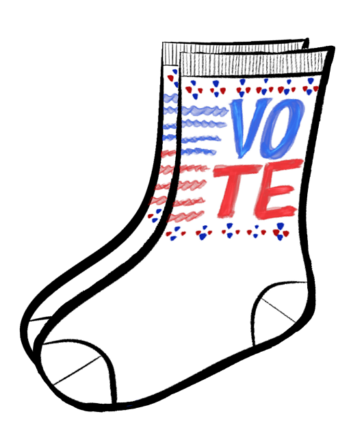 Socks for Voting!