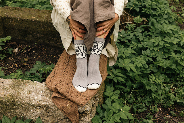Duchess Snowy Owl Socks