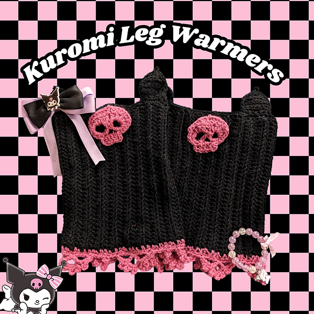 Kuromi Leg Warmers
