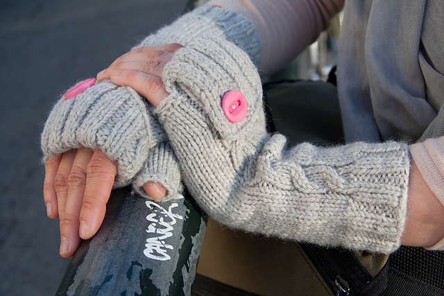 Commuter Fingerless Mittens