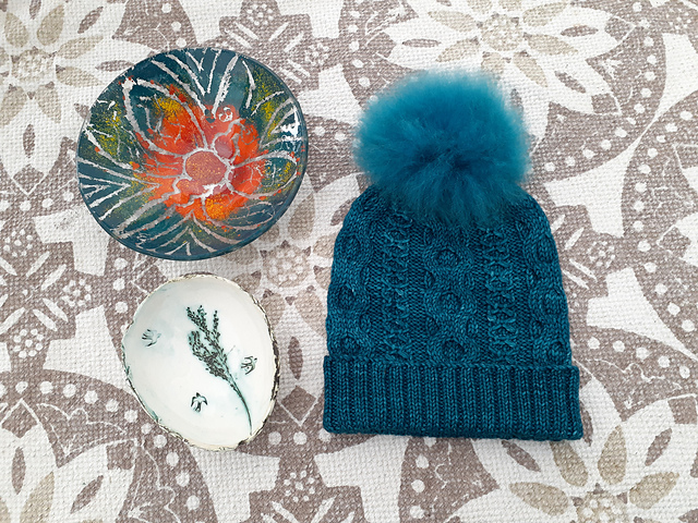 Teal Twists Hat