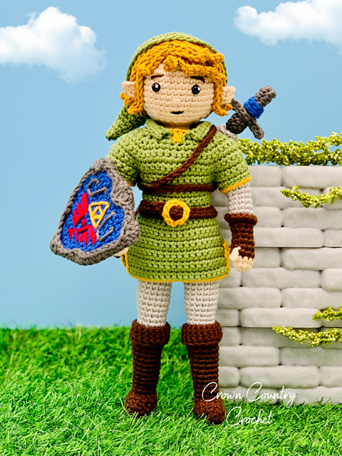 Ravelry: Legend of Zelda Link Doll pattern by Stevie Hill