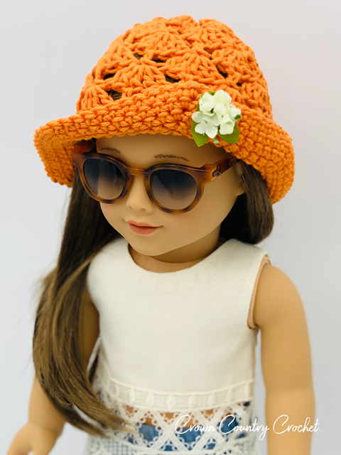 Bucket Hat for 18" Dolls