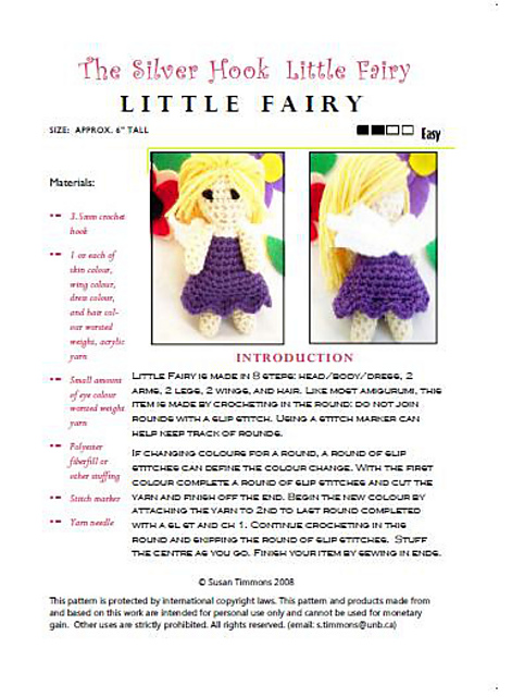 Ravelry: Little Fairy Amigurumi pattern by The Silver Hook