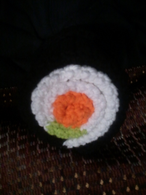 Sushi Roll Burp Cloth