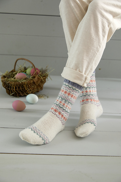 Bunte Ostersocken