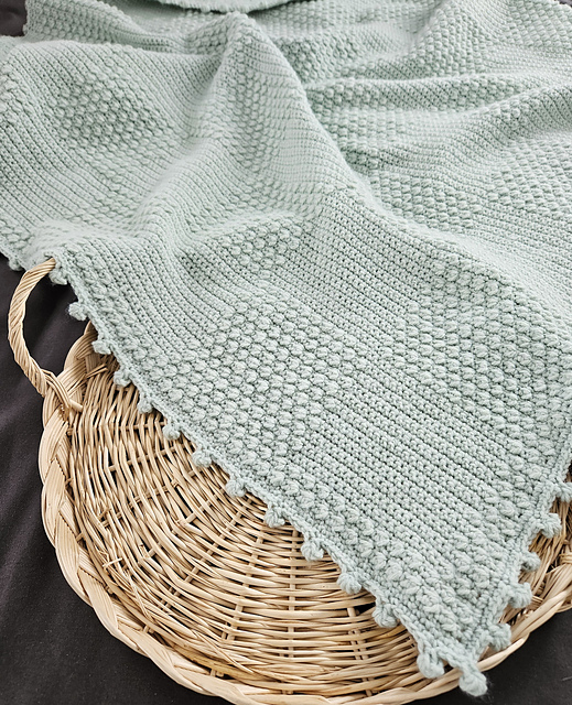 Heirloom Puff Stitch Blanket