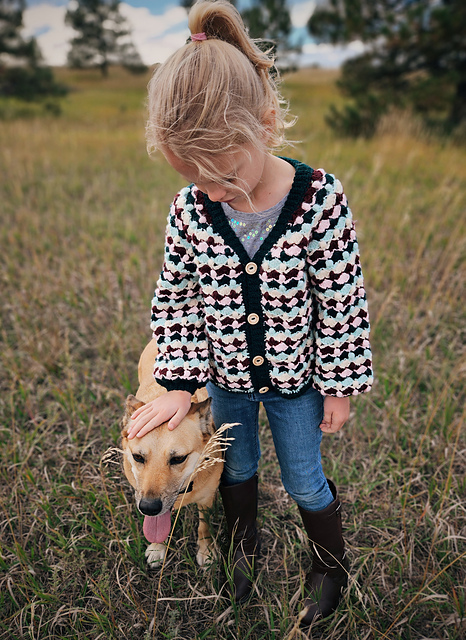 Granny Pop Cardigan (child sizes)