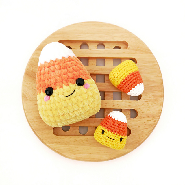 Easy Crochet Candy Corn