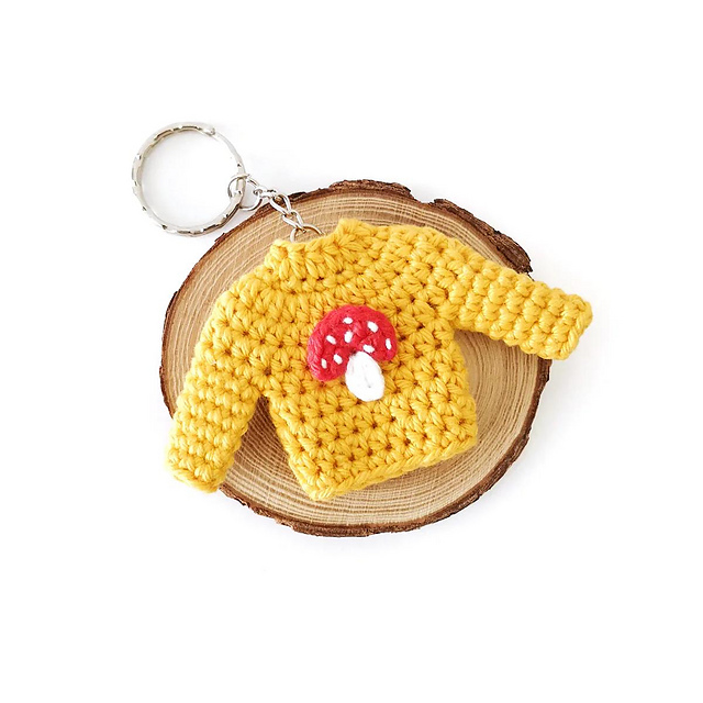 Toadstool Sweater Keychain