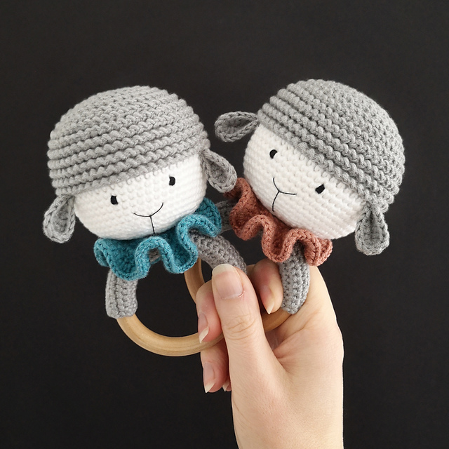 Little Lamb Teether/Rattle