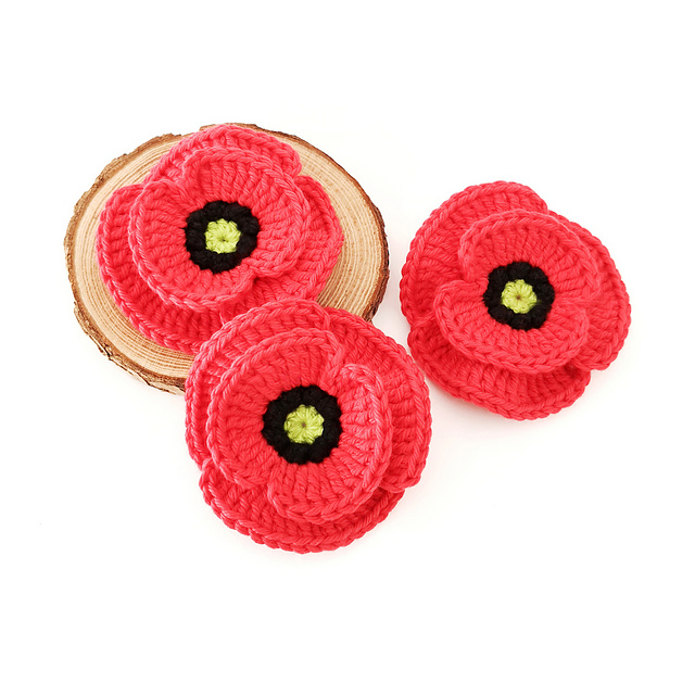 Ravelry Crochet Poppy Pattern By Fay Lyth Ravelry Crochet Poppy Pattern By Fay Lyth