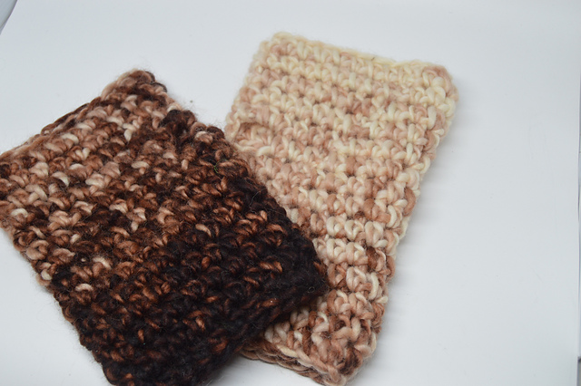 Crochet Fingerless Mittens