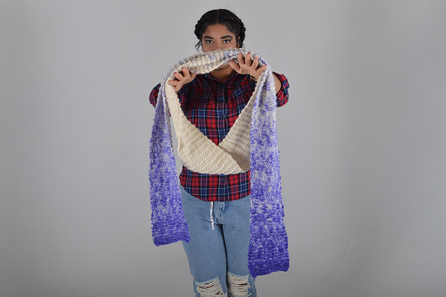 Ombre Knit Scarf