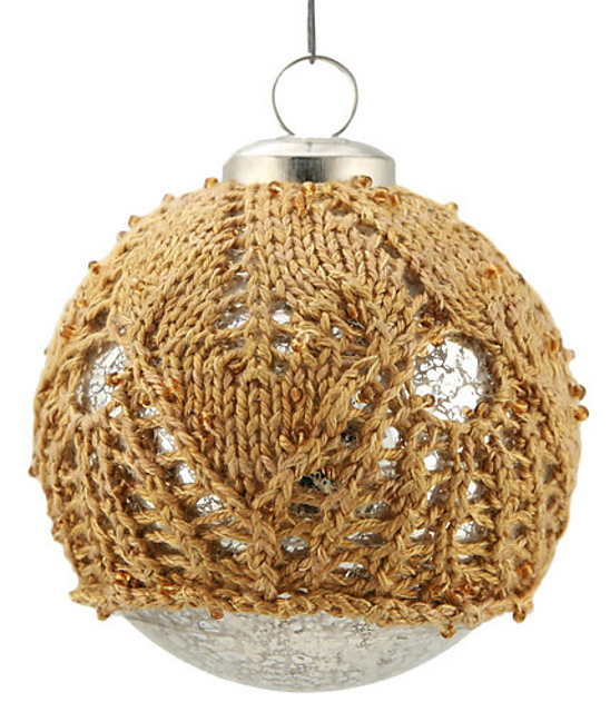 Fan & Leaf Ornament