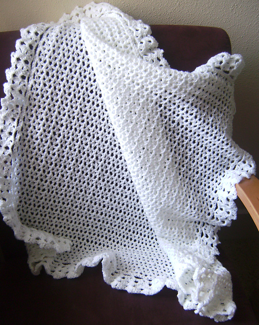 Lace Border Blanket #278