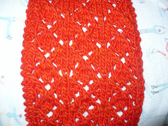 Lace Diamonds Scarf