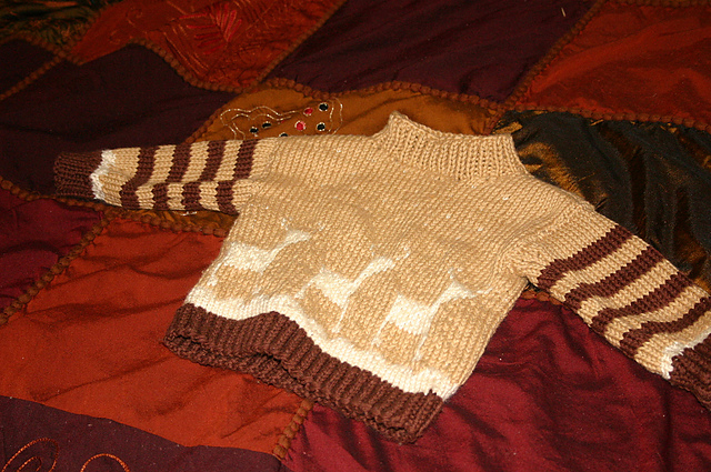 Winter Wonderland Pullover (reindeer version)