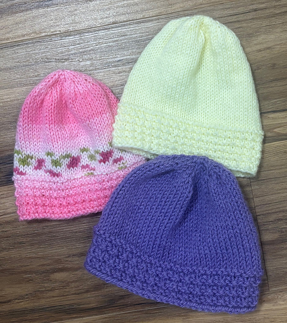 Star Stitch Hat in the Round