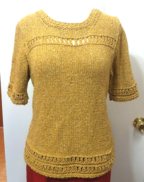 Double Loop Drop Stitch Tee