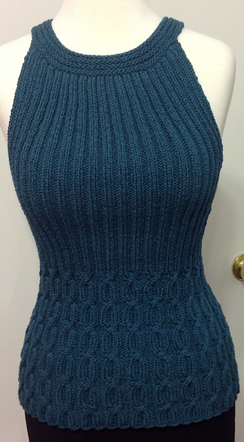 Twisted Cable Shell Top