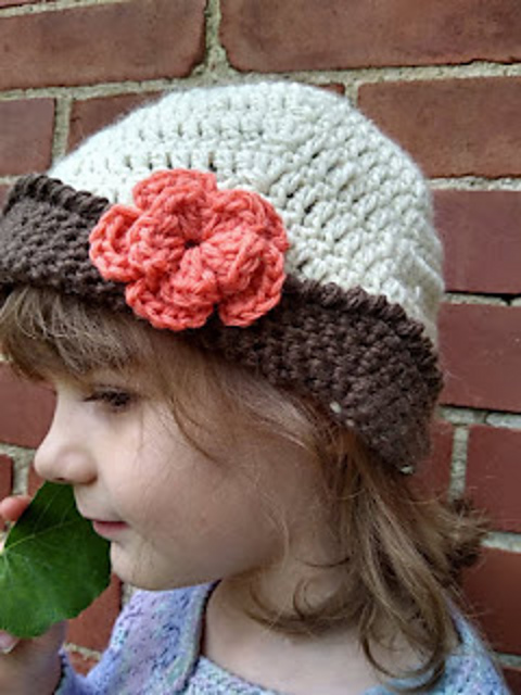 Girl's Chevron Cloche