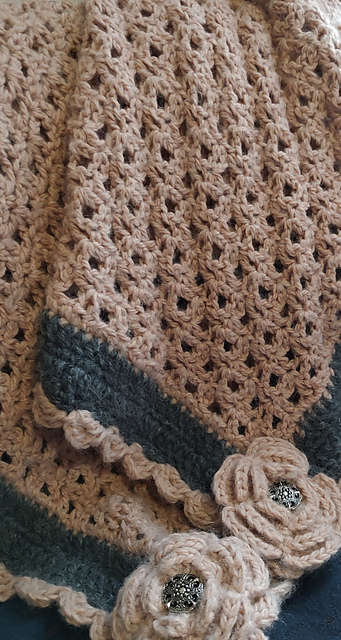 Garden Lattice Baby Blanket