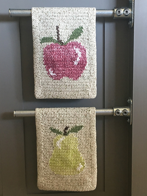 Apple and Pear Decorative Kitchen Towels