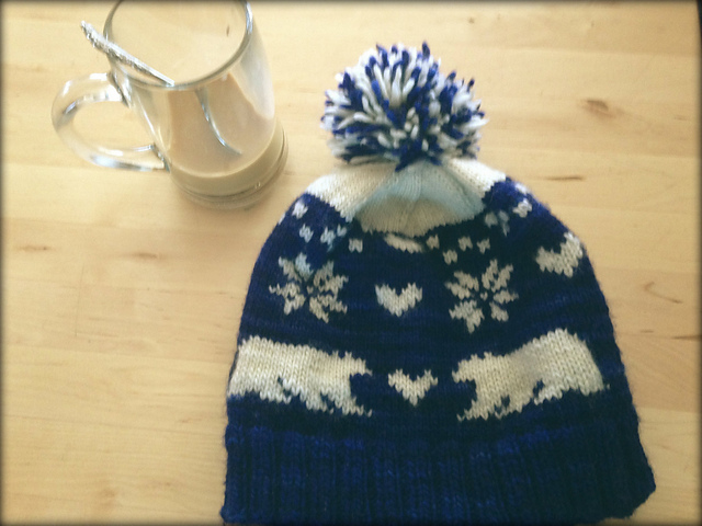 Polar Bear Love Hat
