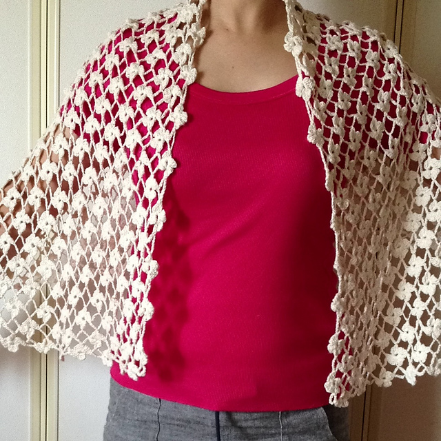 p.93 Flower Motif stole
