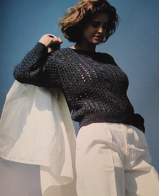 #23 Double Eyelet pullover