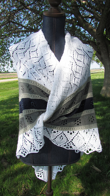 Shetland Hap Meets Estonia KAL